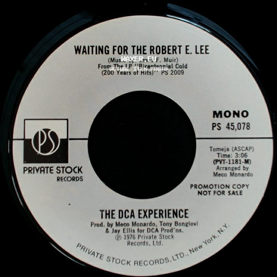 The Dca Experience - The Yankee Doodle Boy / Waiting For The Robert E. Lee side B
