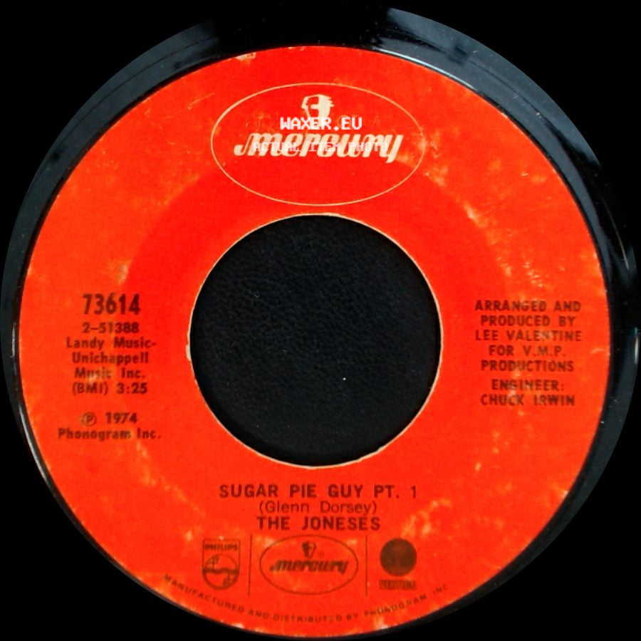 The Joneses - Sugar Pie Guy Pt. 1 / Sugar Pie Guy Pt. 2 side A