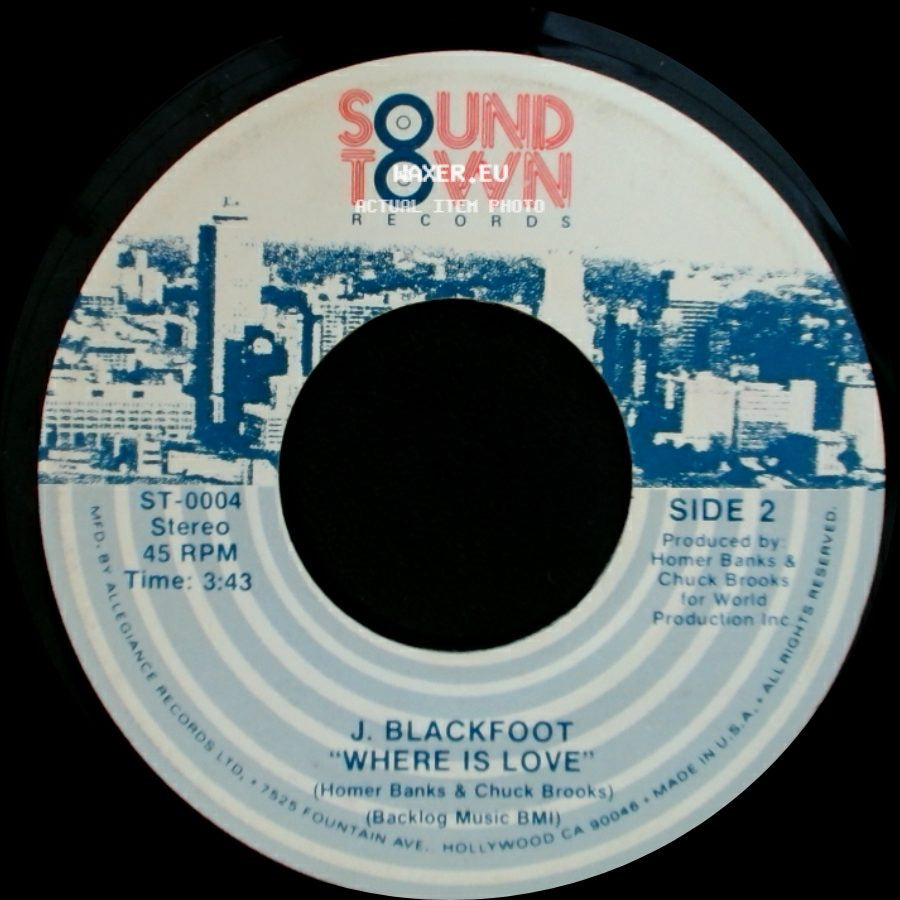 J. Blackfoot - Taxi / Where Is Love side B