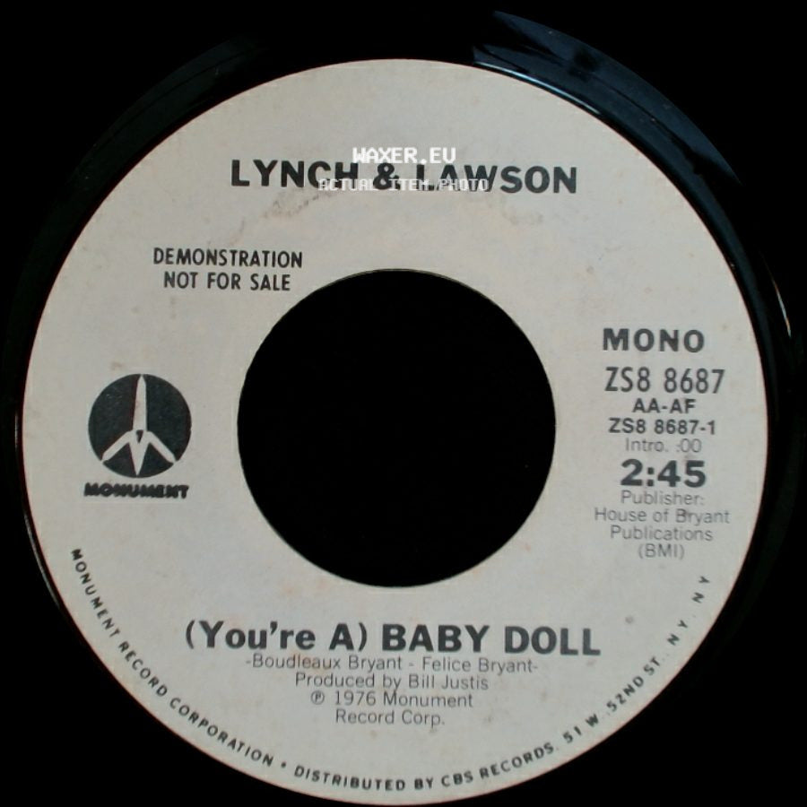 Lynch & Lawson - (You're A) Baby Doll / (You're A) Baby Doll side A