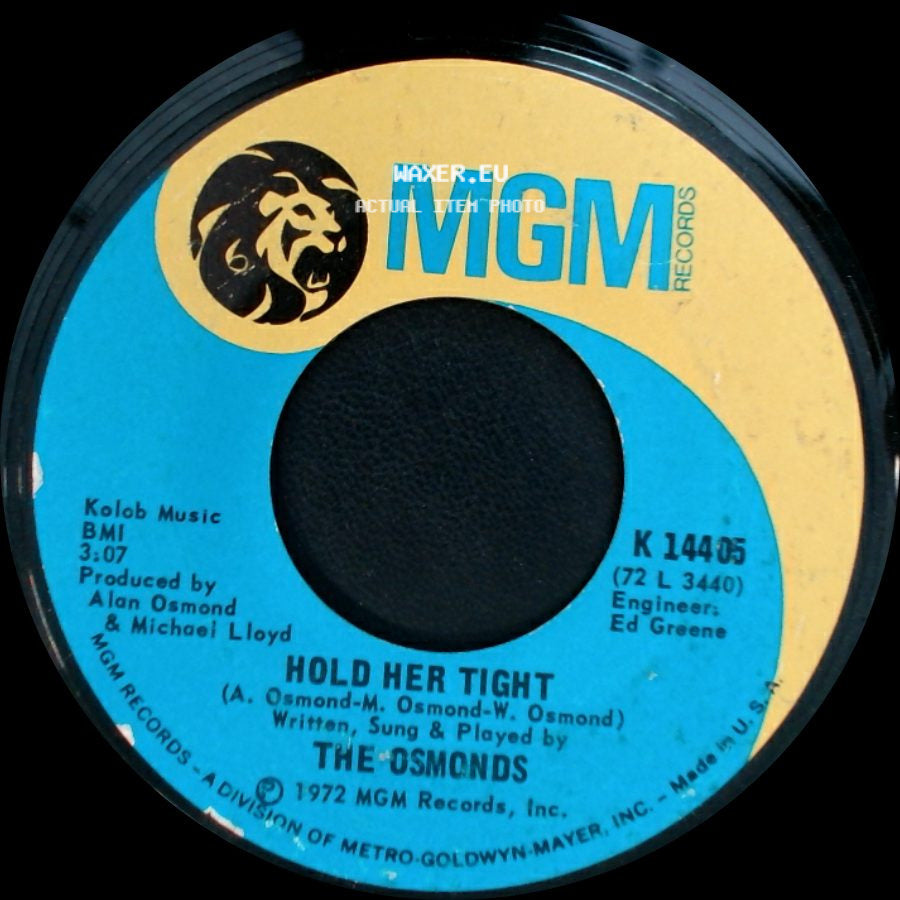 The Osmonds - Love Is / Hold Her Tight side B