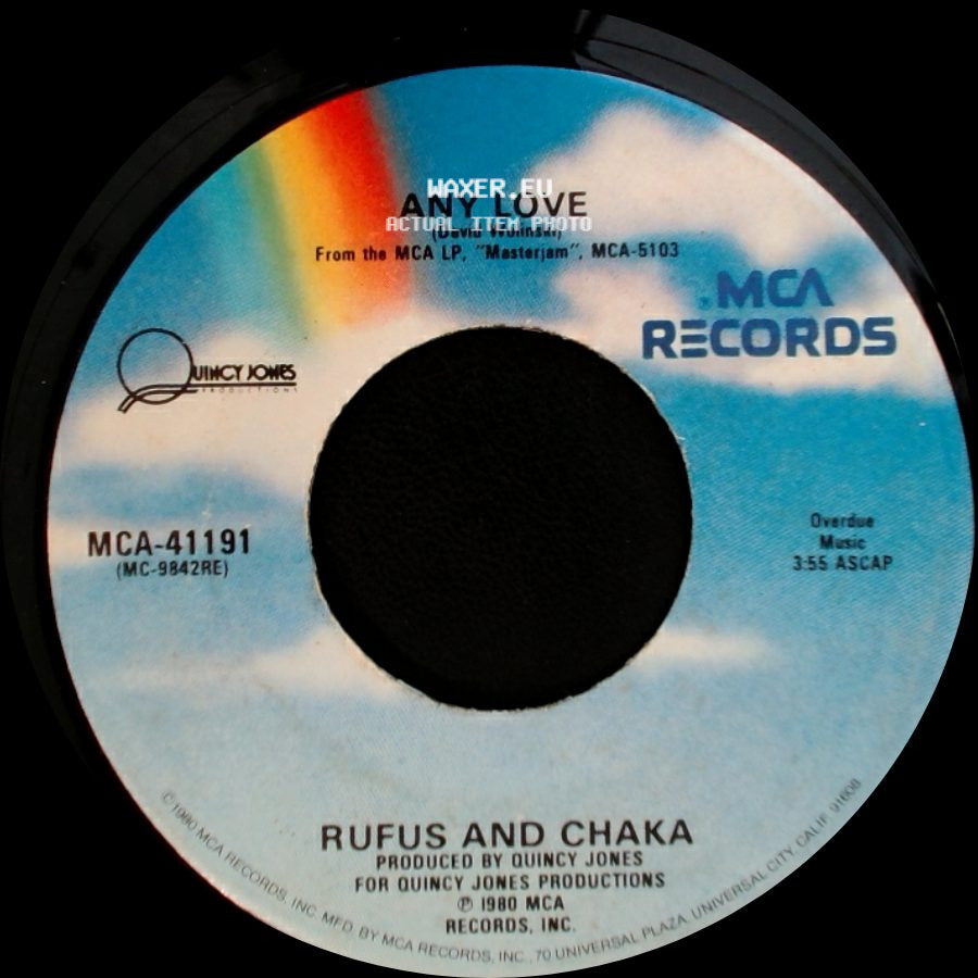 Rufus And Chaka - What Am I Missing? / Any Love side B