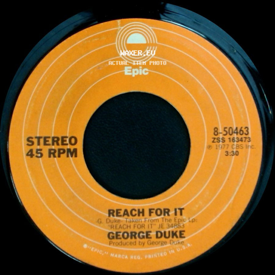George Duke - Reach For It / Just For You side A