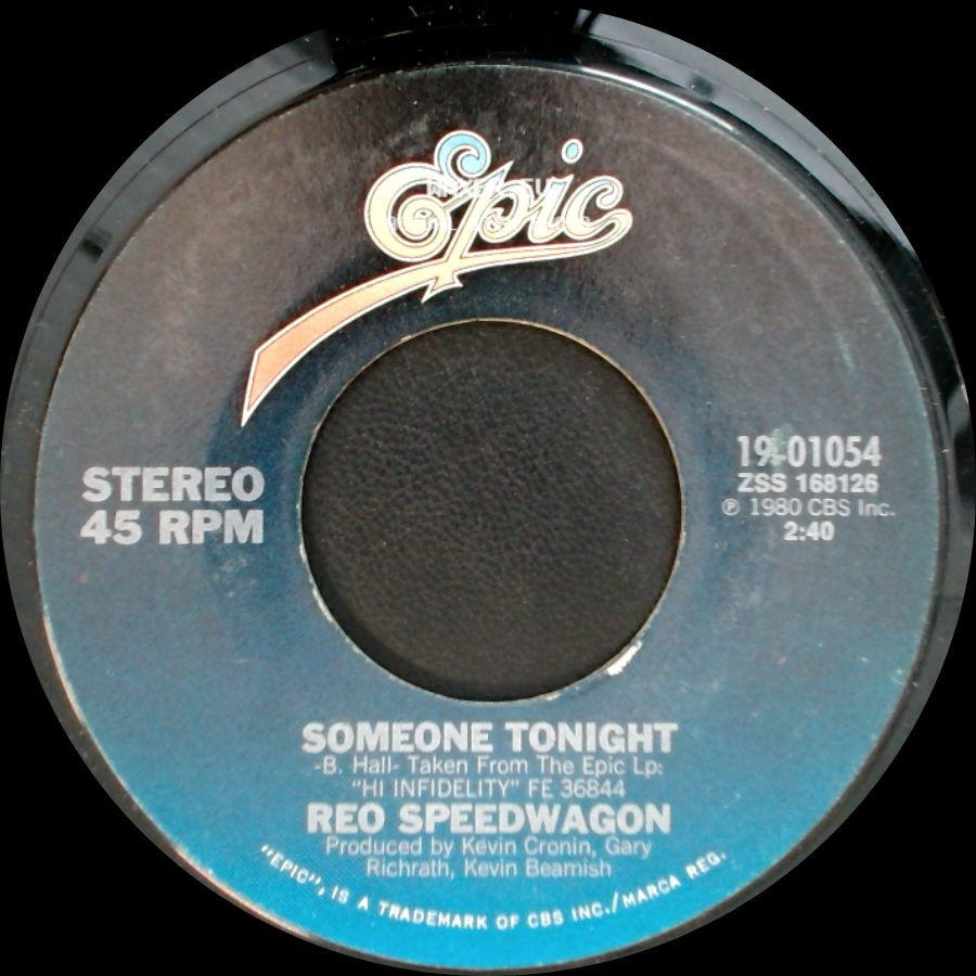 Reo Speedwagon - Someone Tonight / Take It On The Run side A