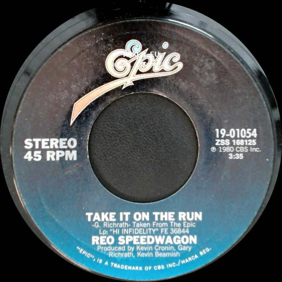 Reo Speedwagon - Someone Tonight / Take It On The Run side B