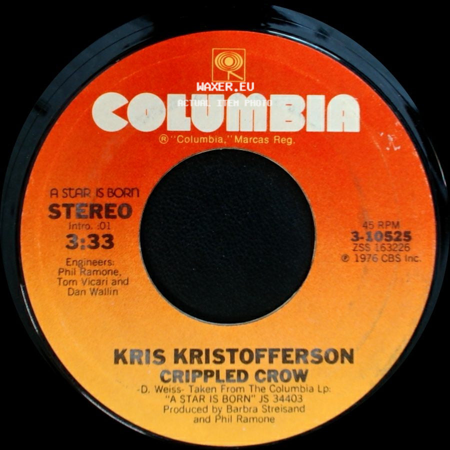 Kris Kristofferson - Crippled Crow / Watch Closely Now side A