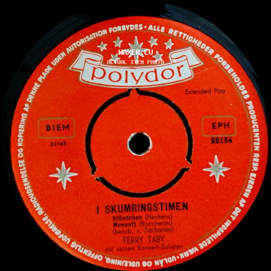 Ferry Taby / Walter Günther Und Sein Streichorchester - I Skumringstimen / I Skumringstimen side A