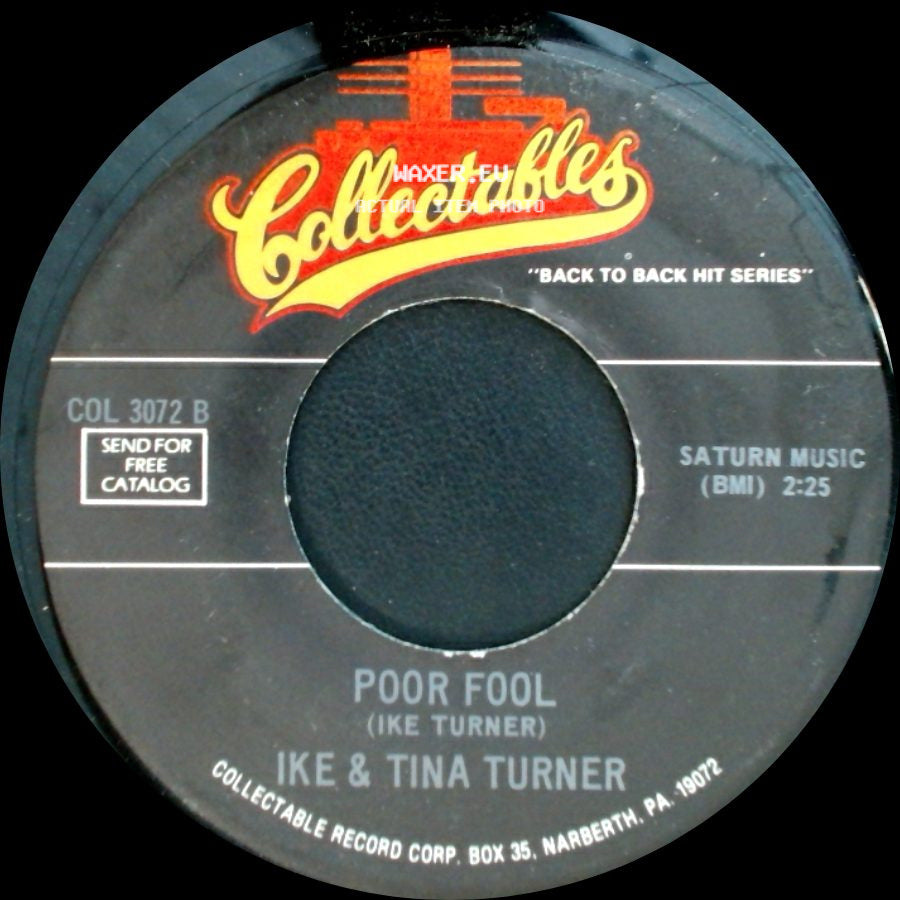 Ike & Tina Turner / Jennell Hawkins - Poor Fool / Moments side A
