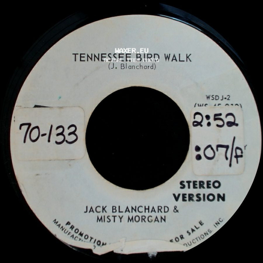 Jack Blanchard & Misty Morgan - Tennessee Bird Walk / Tennessee Bird Walk side A