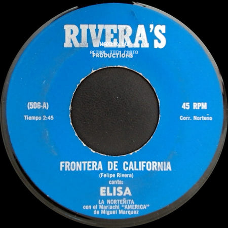 Elisa - Frontera De California / Ay! Chihuahua side A