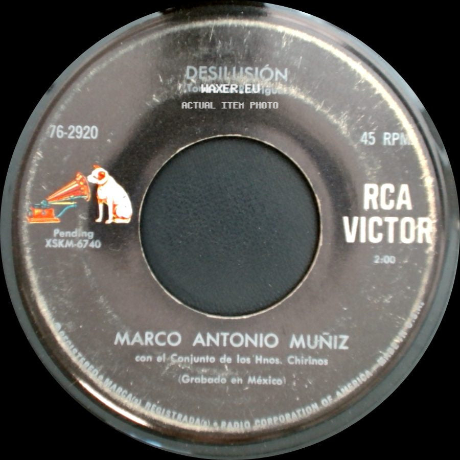 Marco Antonio Muñiz - Desilusión / Solo Con Las Estrellas side A