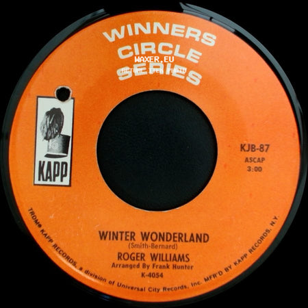 Roger Williams - White Christmas / Winter Wonderland side B