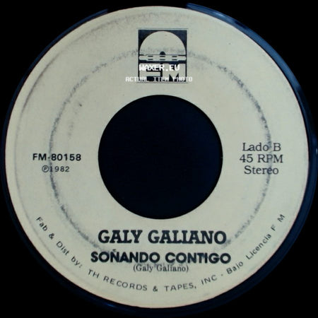 Galy Galiano - Frio De Ausencia / Soñando Contigo side B
