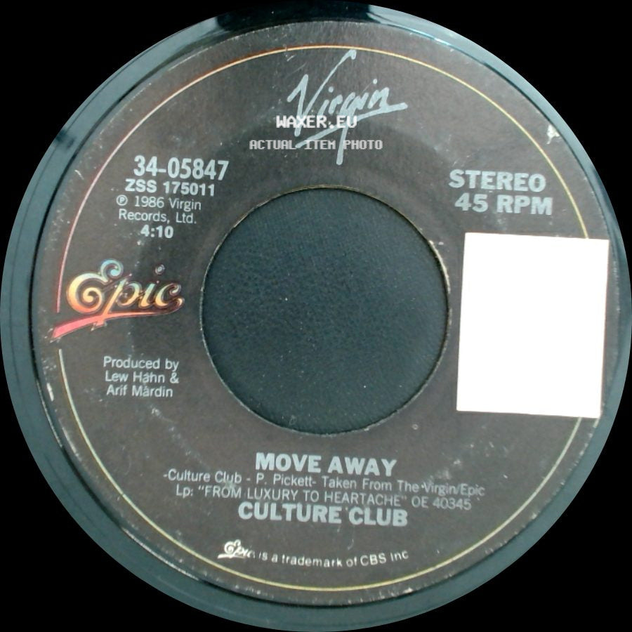 Culture Club - Sexuality / Move Away side B
