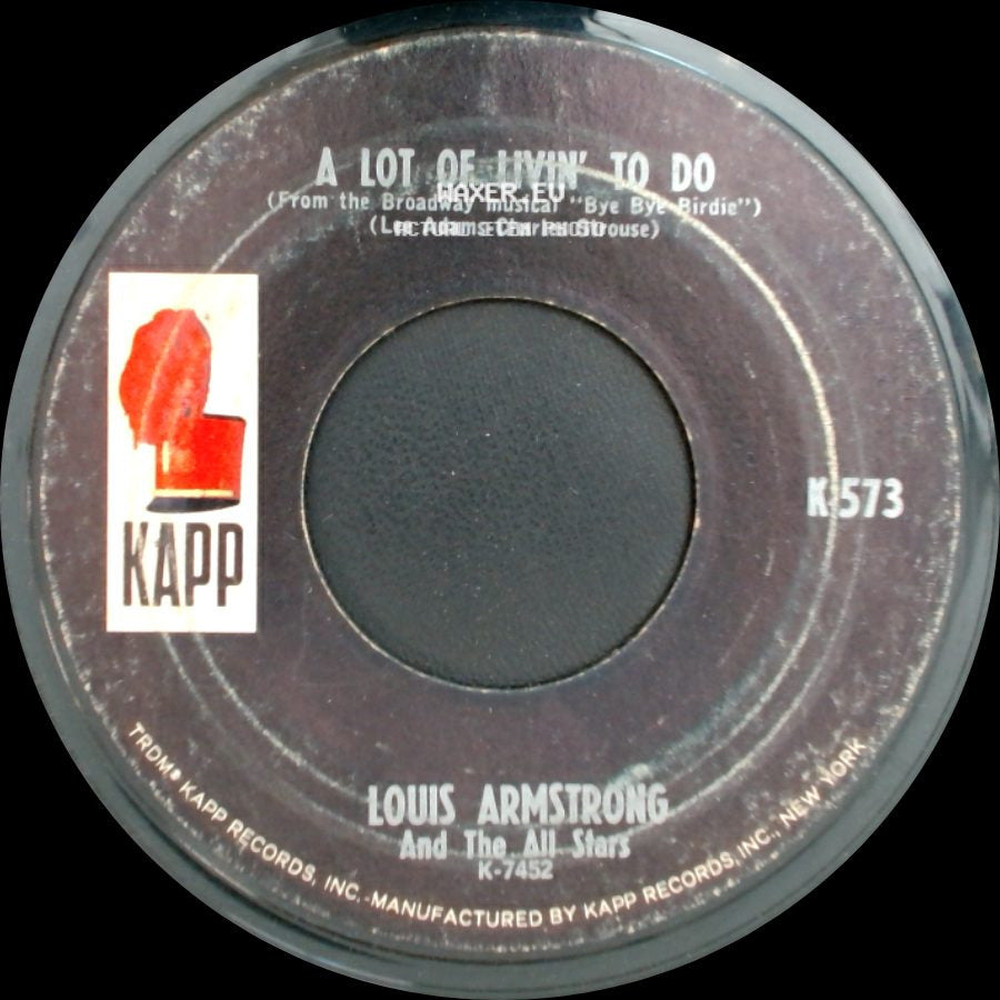 Louis Armstrong And The All Stars - A Lot Of Livin' To Do / Hello, Dolly! side A