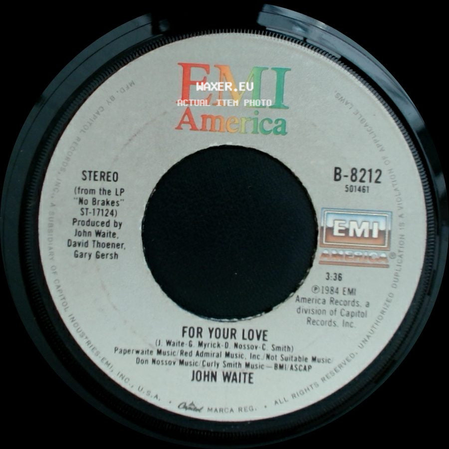 John Waite - For Your Love / Missing You side A