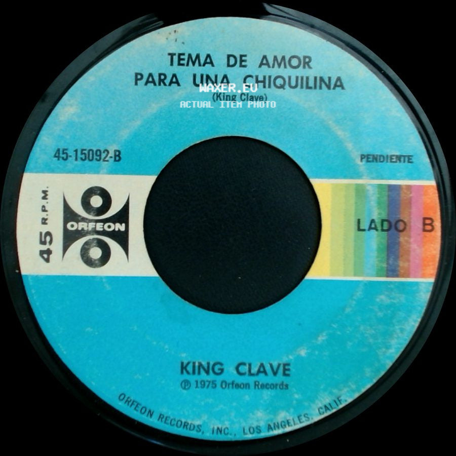 King Clave - Los Hombres No Deben Llorar / Tema De Amor Para Una Chiquilina side B