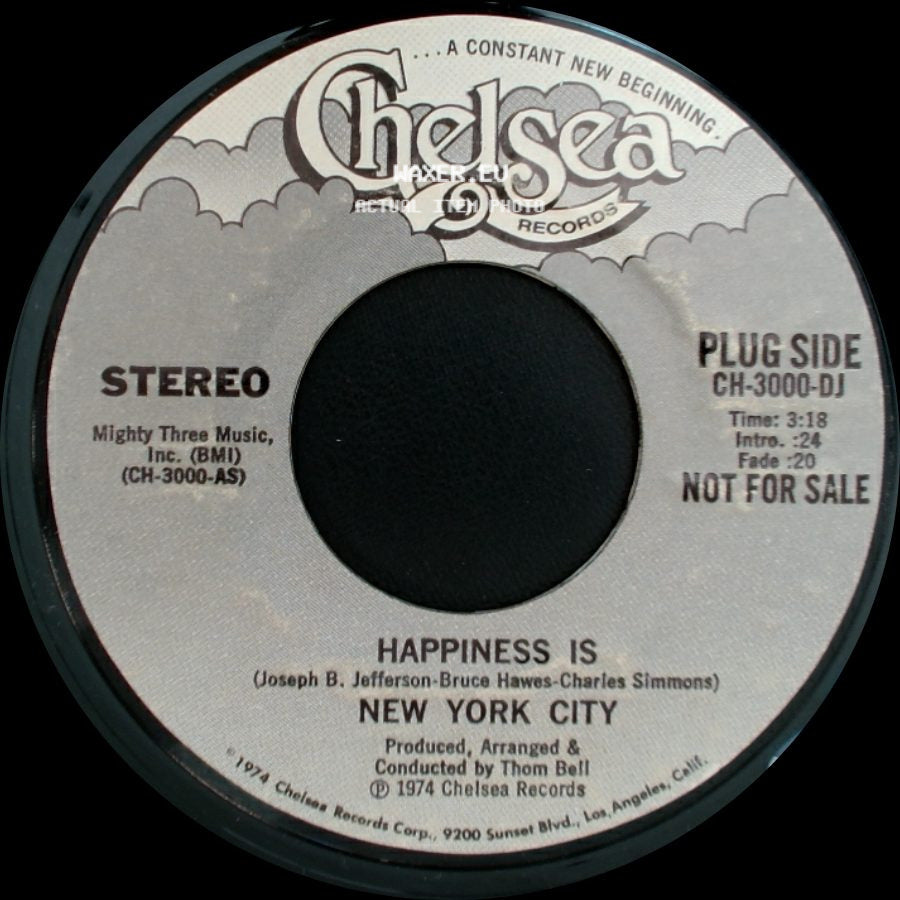 New York City - Happiness Is / Happiness Is side A