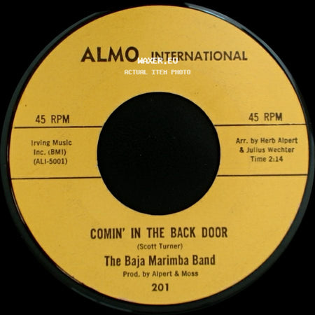 The Baja Marimba Band - Comin' In The Back Door / December's Child side A