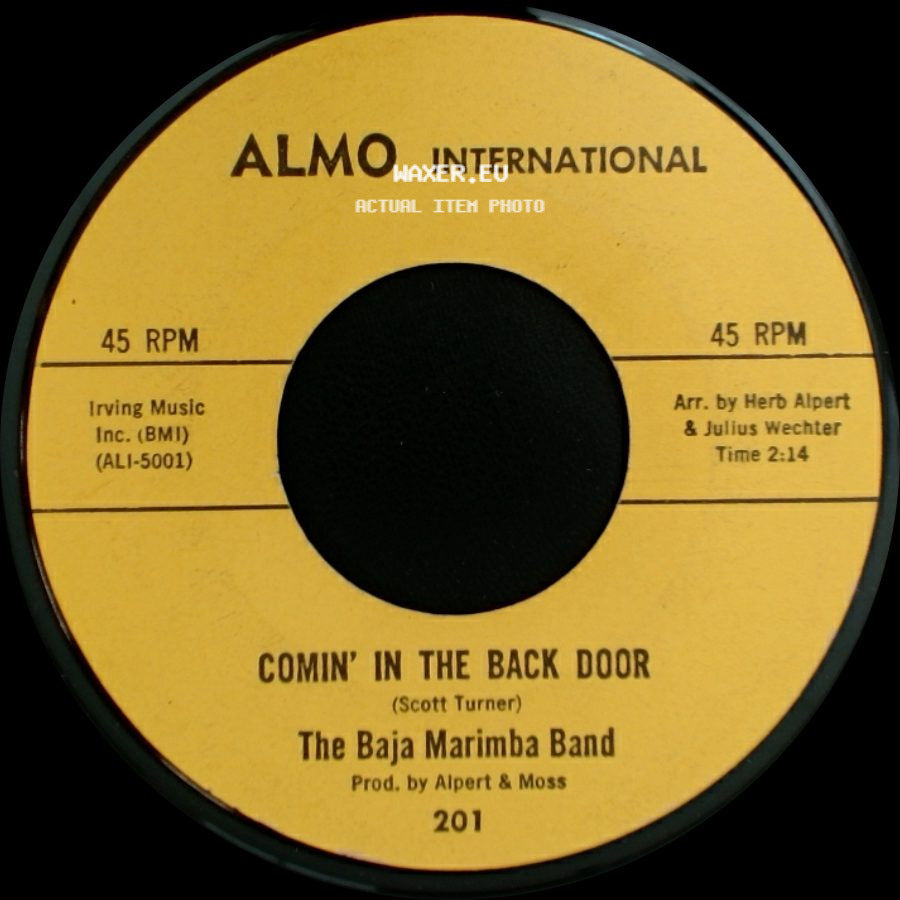 The Baja Marimba Band - Comin' In The Back Door / December's Child side A