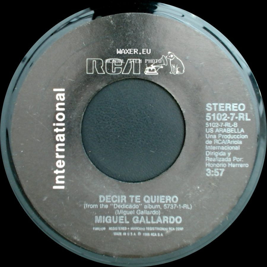 Miguel Gallardo - Decir Te Quiero / Dos Hombres Y Un Destino side A