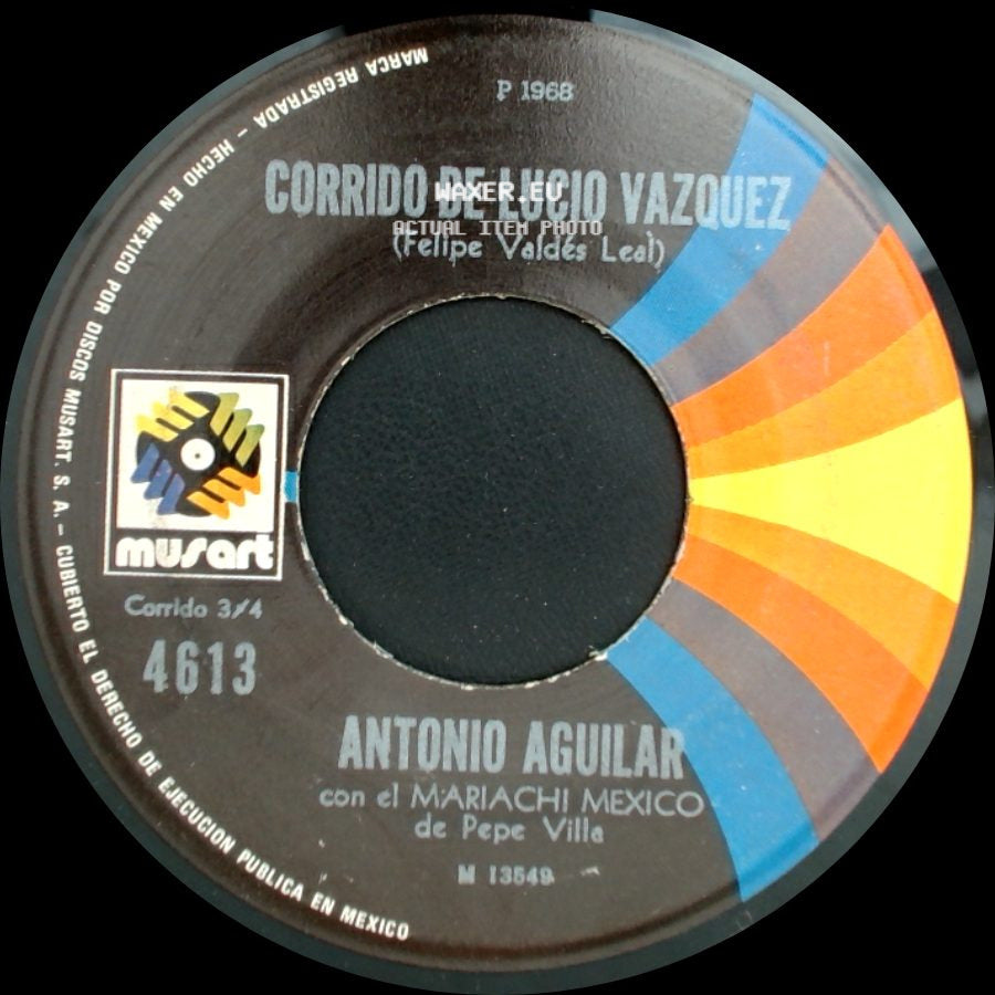 Antonio Aguilar - Las Jacarandas / Corrido De Lucio Vazquez side B