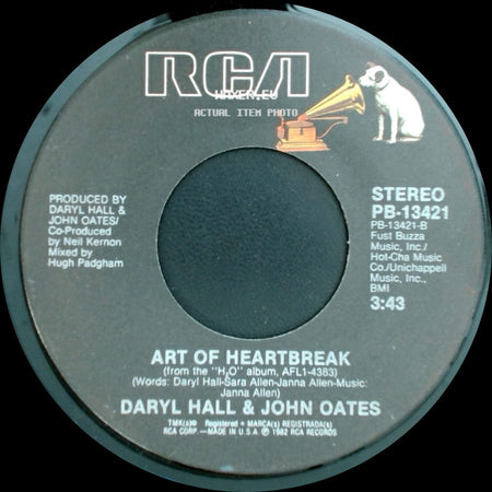Daryl Hall & John Oates - One On One / Art Of Heartbreak side B