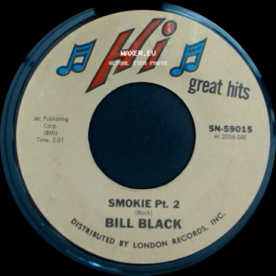 Bill Black - White Silver Sands / Smokie Pt. 2 side B