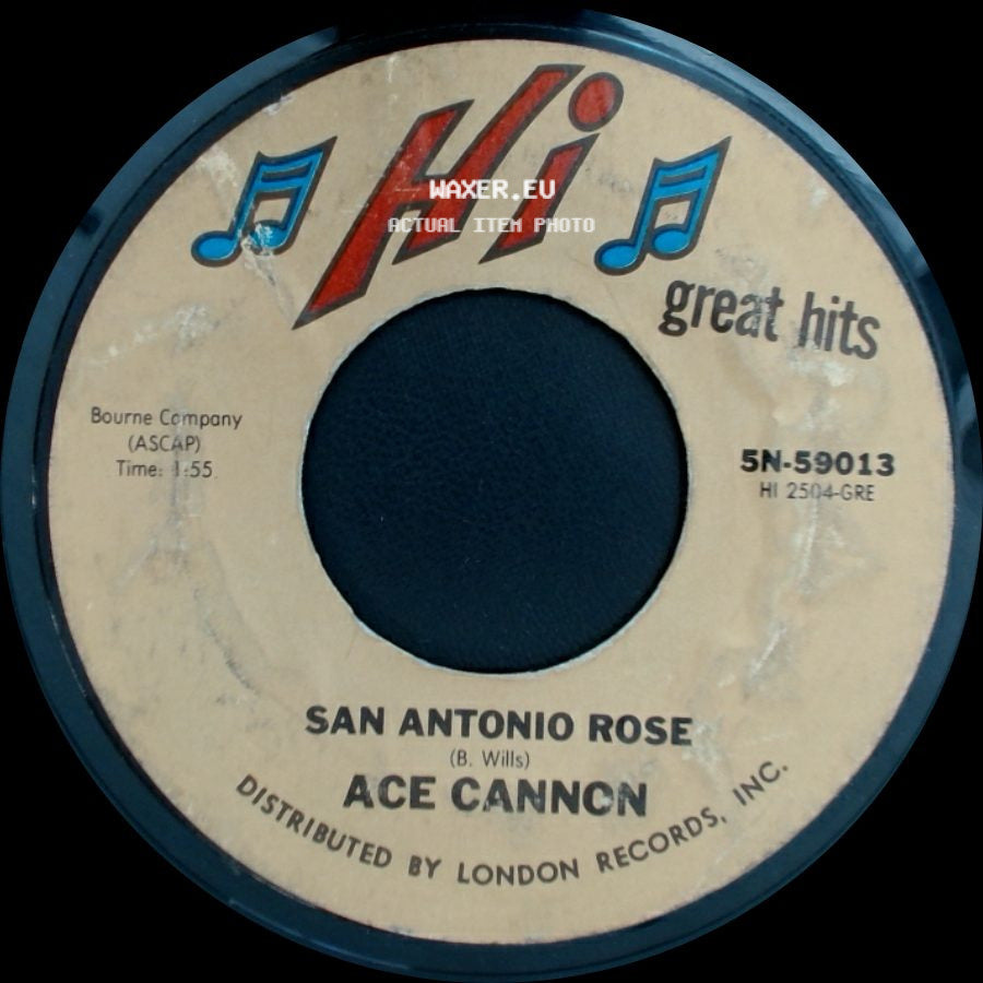 Ace Cannon - Alley Cat / San Antonio Rose side B
