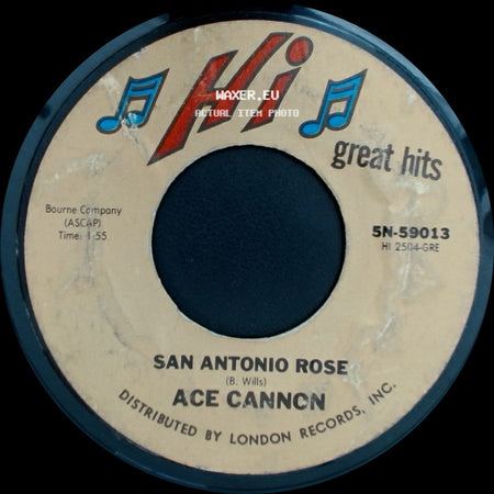 Ace Cannon - Alley Cat / San Antonio Rose side B
