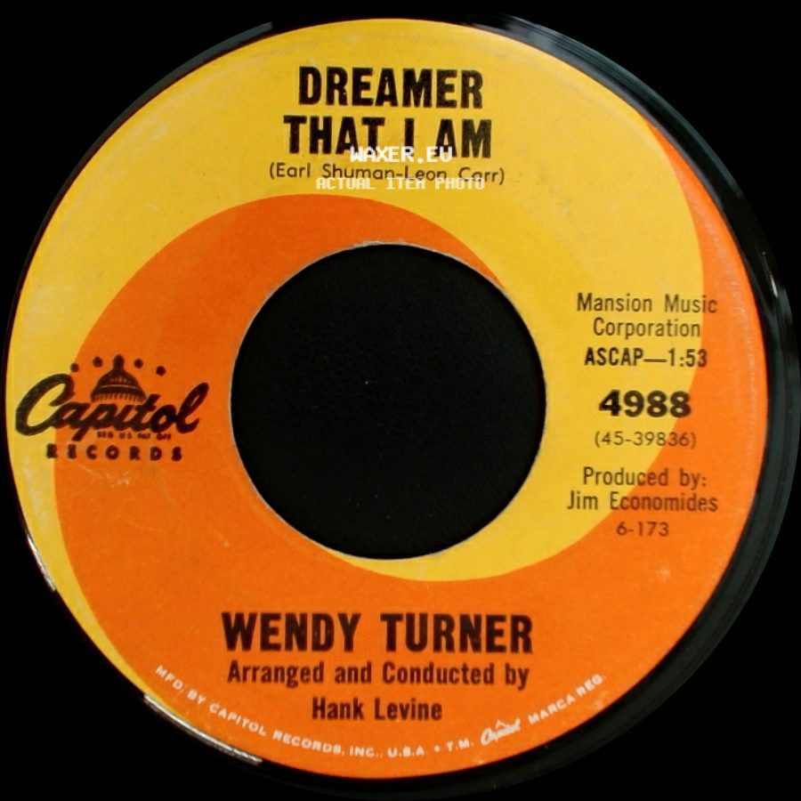 Wendy Turner - Dreamer That I Am / Joanie side A