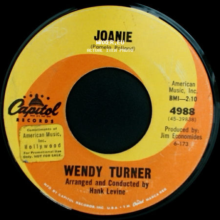 Wendy Turner - Dreamer That I Am / Joanie side B