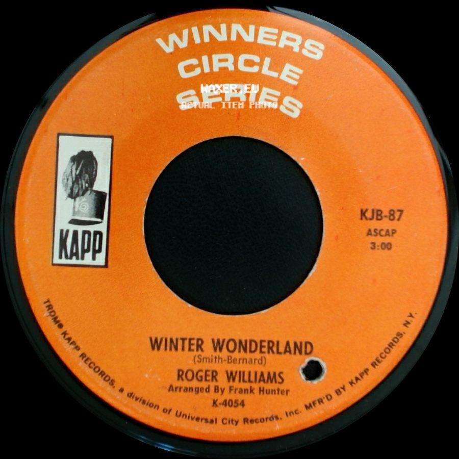 Roger Williams - White Christmas / Winter Wonderland side B