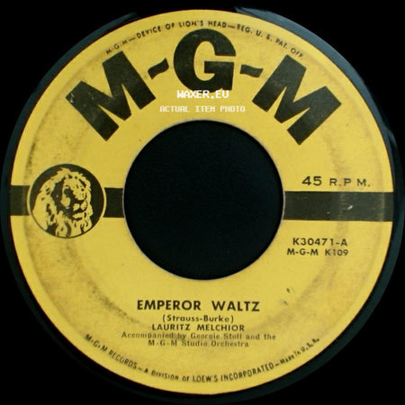 Lauritz Melchior - The Kiss In Your Eyes / Emperor Waltz side B