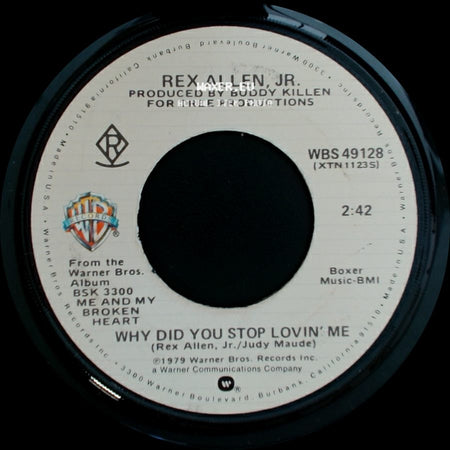 Rex Allen, Jr. - Why Did You Stop Lovin' Me / It's Over side A