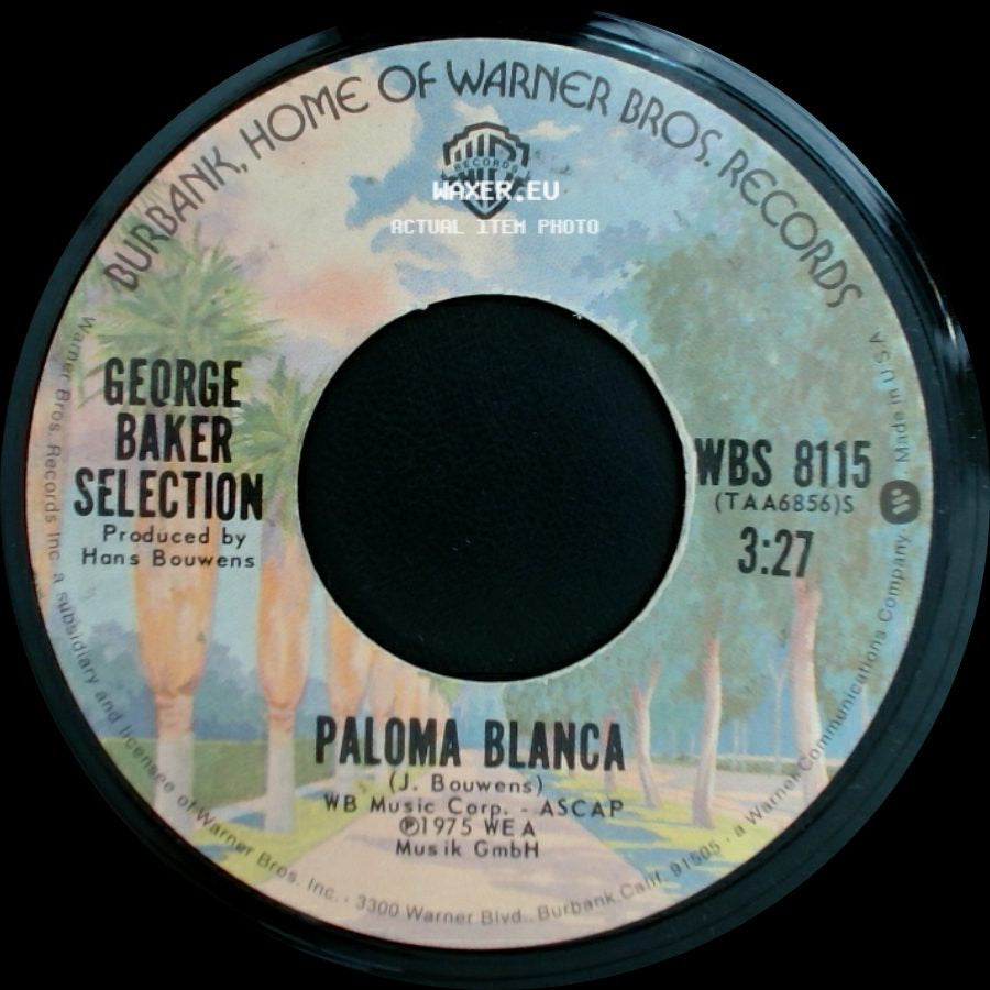 George Baker Selection - Dreamboat / Paloma Blanca side B