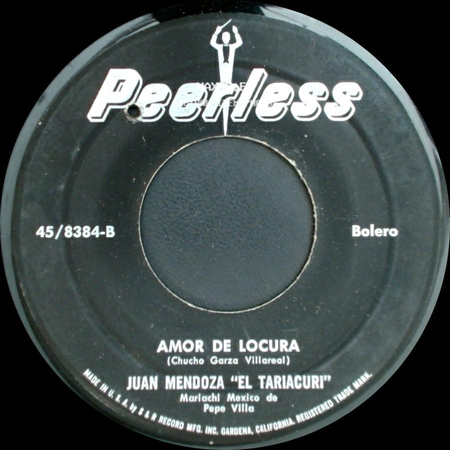 Juan Mendoza "El Tariacuri" - Amor De Locura / Sombras side A