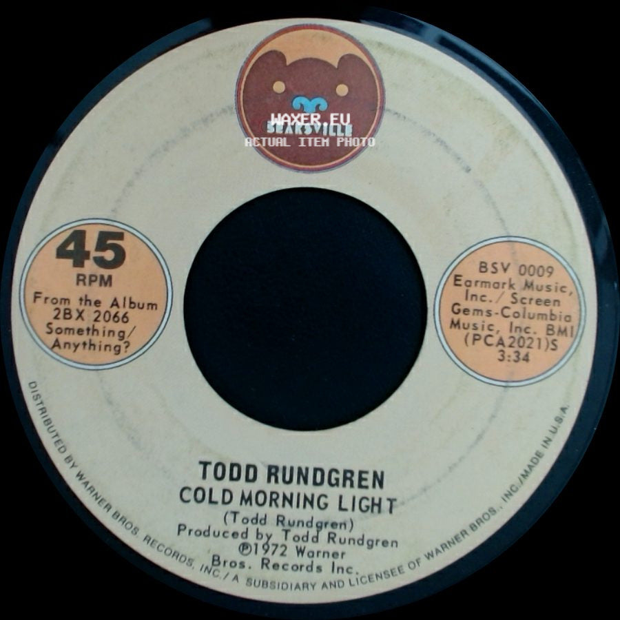 Todd Rundgren - Cold Morning Light / Hello It's Me side A