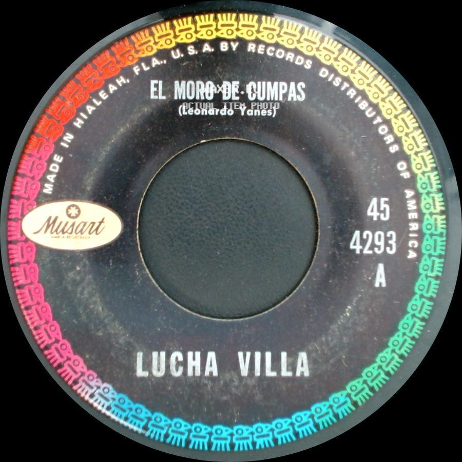 Lucha Villa - El Moro De Cumpas / Al Morir La Tarde side A