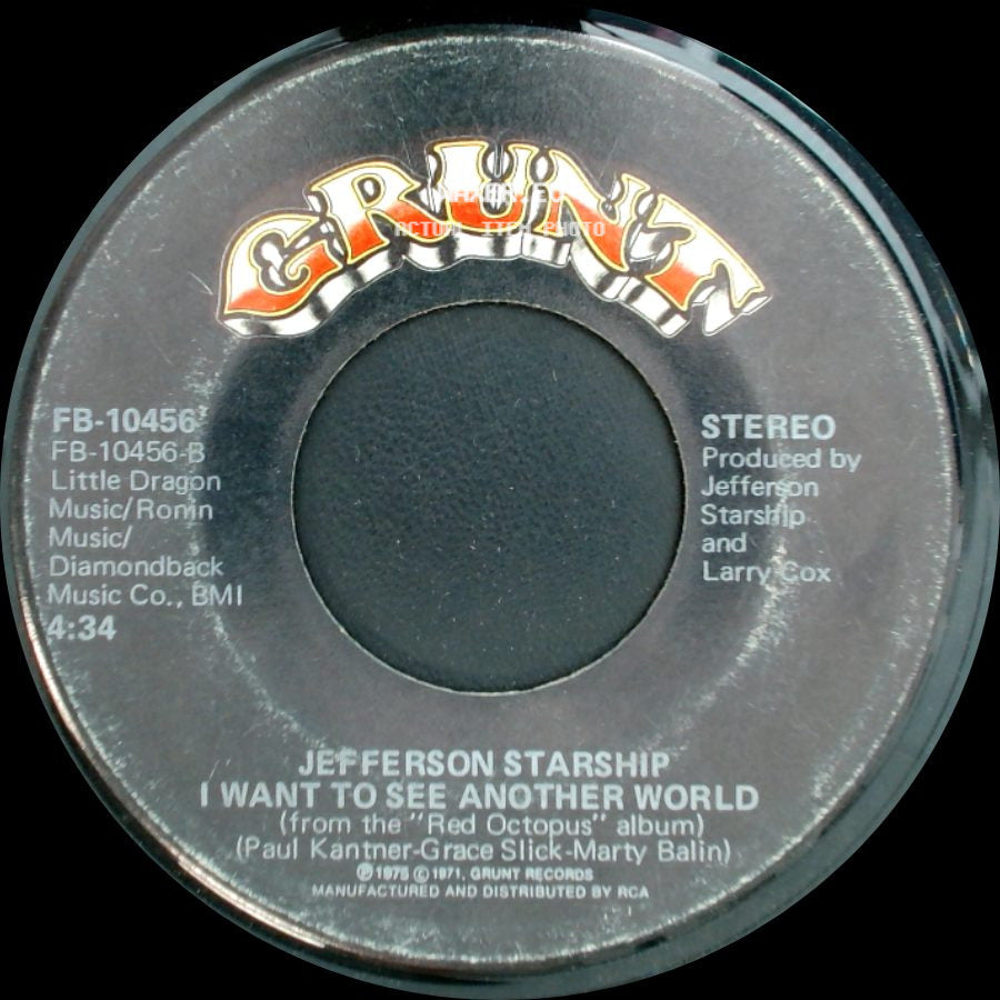 Jefferson Starship - Play On Love / I Want To See Another World side B