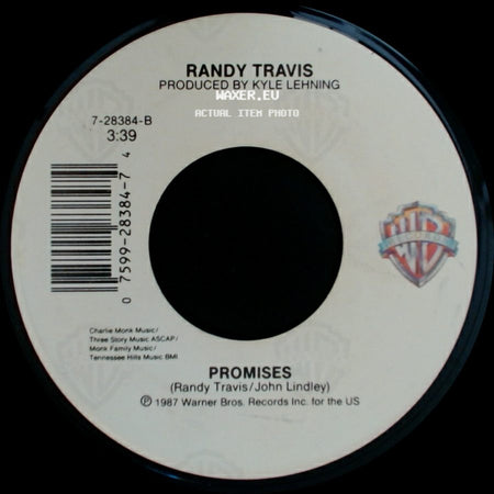 Randy Travis - Promises / Forever And Ever, Amen side A