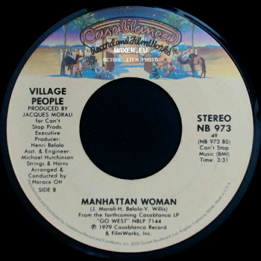 Village People - In The Navy / Manhattan Woman side B