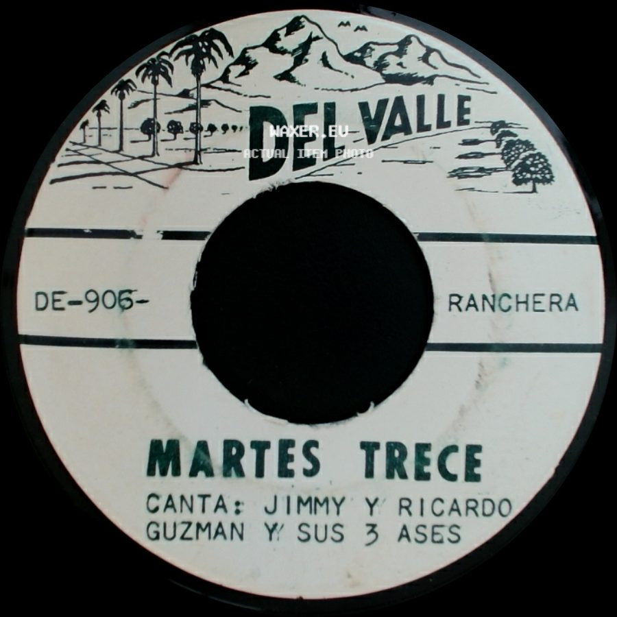 Jimmy Y Ricardo Guzman Y Sus 3 Ases - Con Cuatro Copas / Martes Trece side B