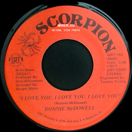 Ronnie Mcdowell - Fallin' / I Love You, I Love You, I Love You side B