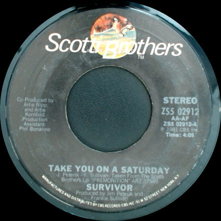 Survivor - Take You On A Saturday / Eye Of The Tiger side A