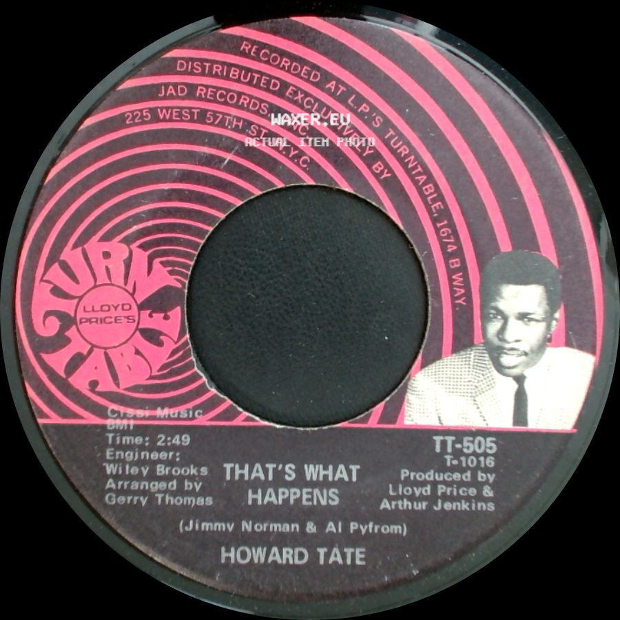 Howard Tate - That's What Happens / These Are The Things That Make Me Know You're Gone side A