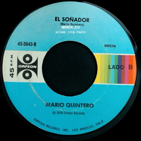 Mario Quintero - Siempre Contigo / El Soñador side B