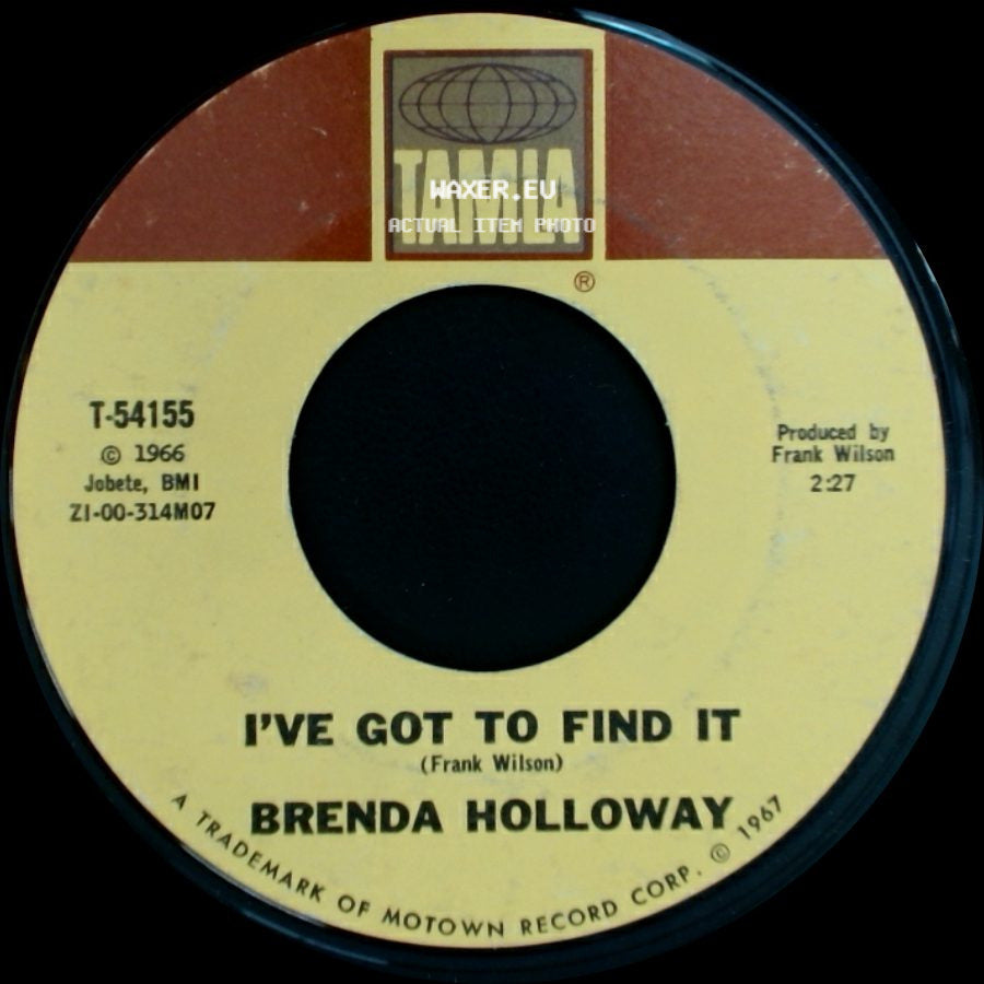 Brenda Holloway - I've Got To Find It / You've Made Me So Very Happy side A