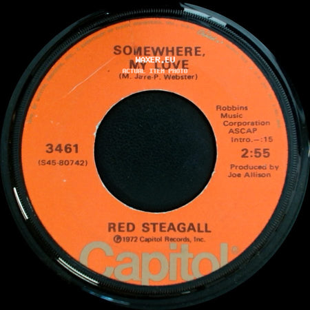 Red Steagall - Give Me One More Chance / Somewhere, My Love side B