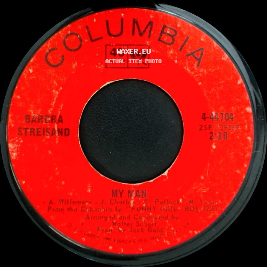 Barbra Streisand - My Man / Don't Rain On My Parade side A